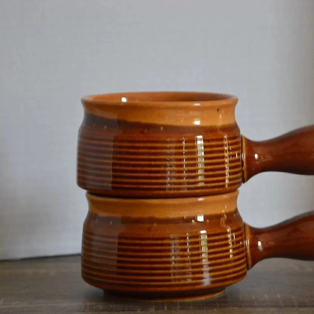 Vtg French Onion Soup Bowls